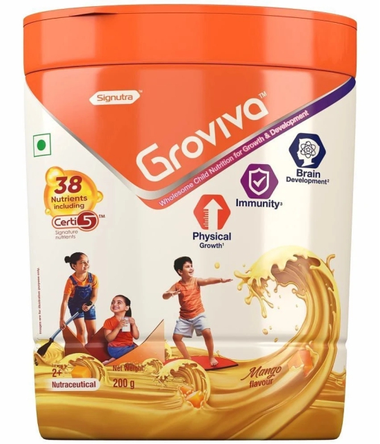 Groviva Child Nutrition Supplement Jar Nutrition Drink for Children 200 gm