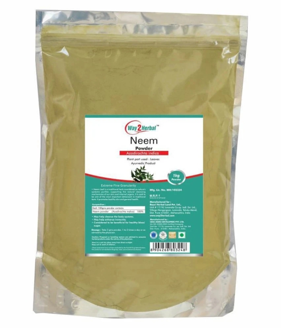 Way2Herbal Neem  Powder 1 kg