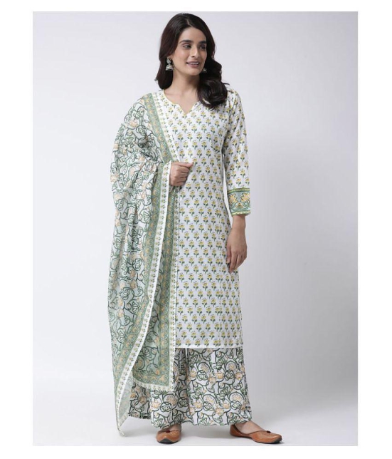 Hangup White Chanderi Dupatta