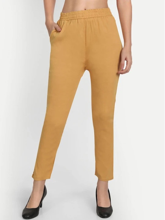 Women Comfort Slim Fit Cigarette Trousers