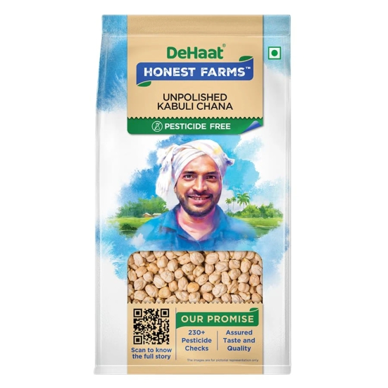 Dehaat Honest Farms Dehaat Unpolished Kabuli Chana  1 Kg, 1 Pc