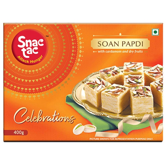 Snactac Celebrations Soan Papdi 400 g