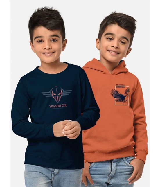 HELLCAT - Multicolor Cotton Blend Boys T-Shirt ( Pack of 2 ) - None