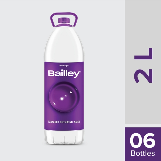 Bailley Packaged Drinking Water 2 l (Pack of 6)