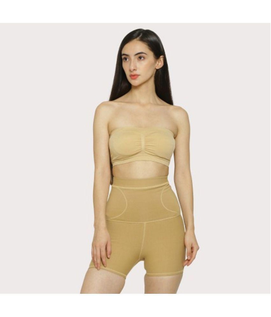 SELETA - Beige Shapewear Cotton Women's Tummy Tucker ( Pack of 1 ) - None