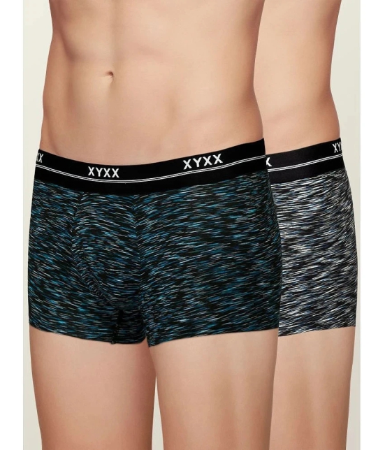 XYXX - Multicolor Modal Mens Trunks ( Pack of 2 ) - None