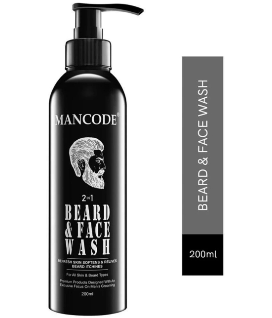 Mancode Face Wash Beard Wash 200 mL