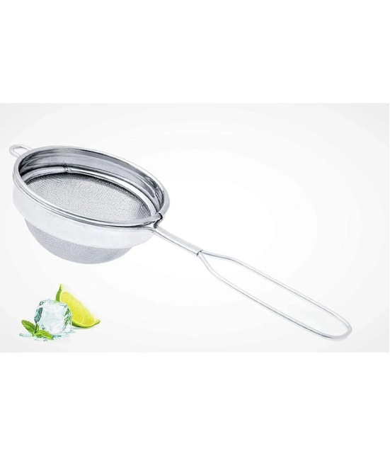 TINUMS White Steel Strainer ( Pack of 1 ) - White