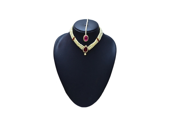 Bindi ( A Decorative Dot) with Necklace Set