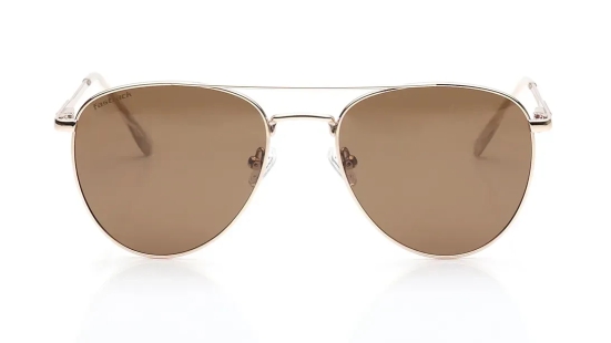 Brown Aviator Sunglasses for Unisex