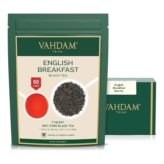 Classic English Breakfast Black Tea 100 g-Classic English Breakfast Black Tea, 100 g