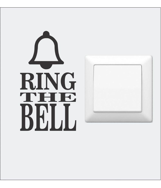 Asmi Collection Ring the Bell Switch Board Sticker ( 14 x 8 cms )