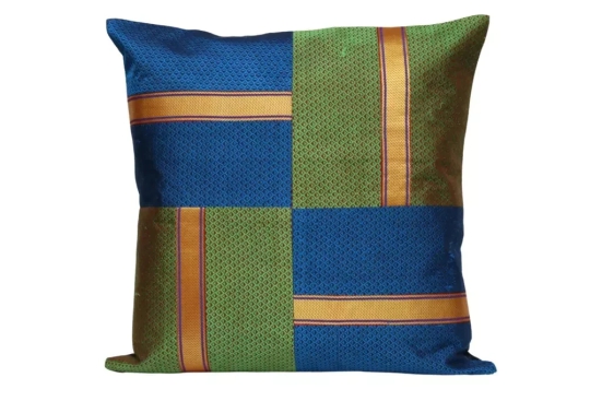 Tisser khun Fabric Cushion Cover Size-16x16