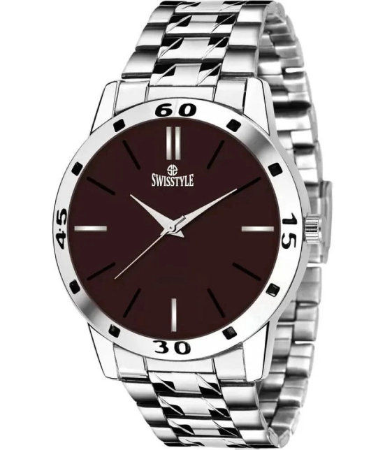 Swisstyle Silver Metal Analog Mens Watch