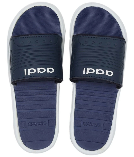 Aadi - Blue Mens Slide Flip Flop - None