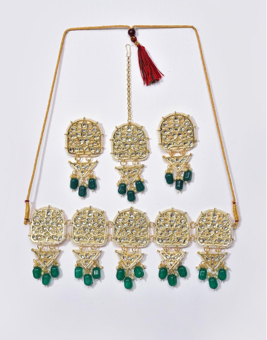 Kundan Gold Plated Necklace Set