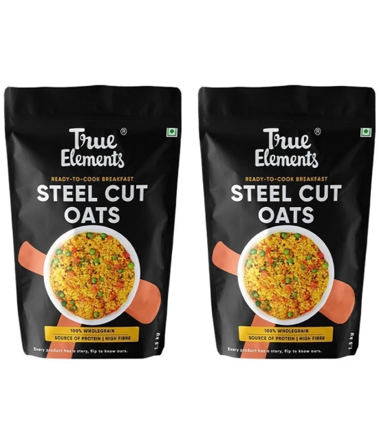 True Elements Oats 1500 gm Pack of 2