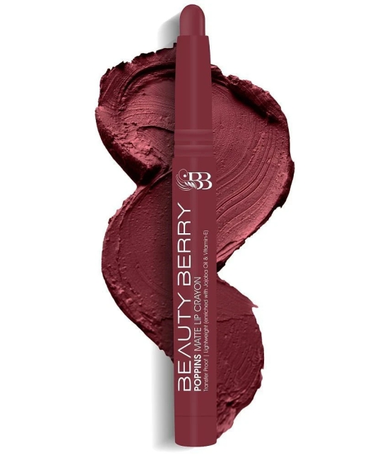 Beauty Berry Wine Matte Lipstick 3