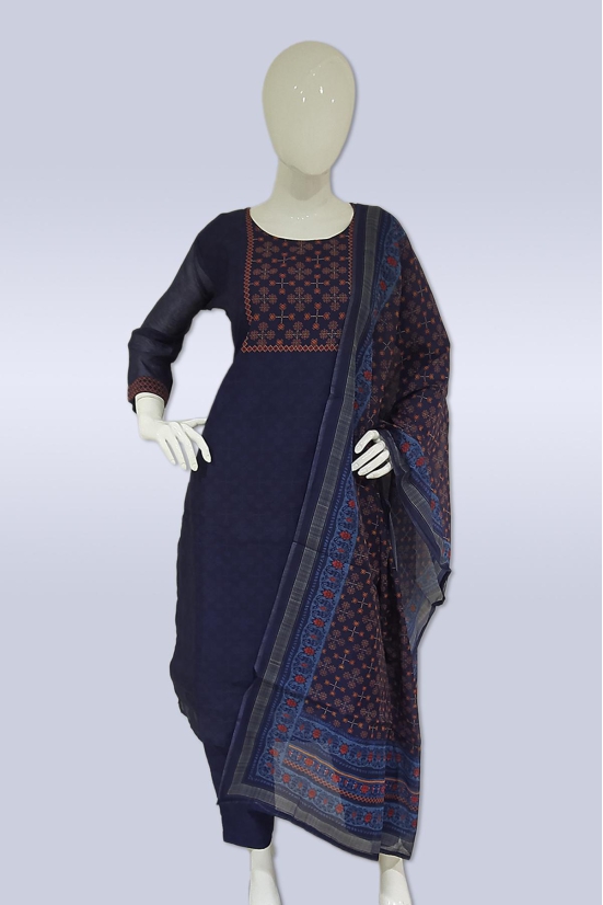 Navy Blue Color Ready Made Salwar