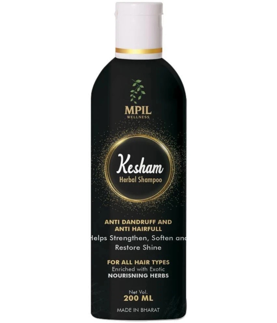 Mpil Wellness Kesham Shampoo Anti Dandruff Ayurvedic Hair Fall Control Herbal (200Ml)