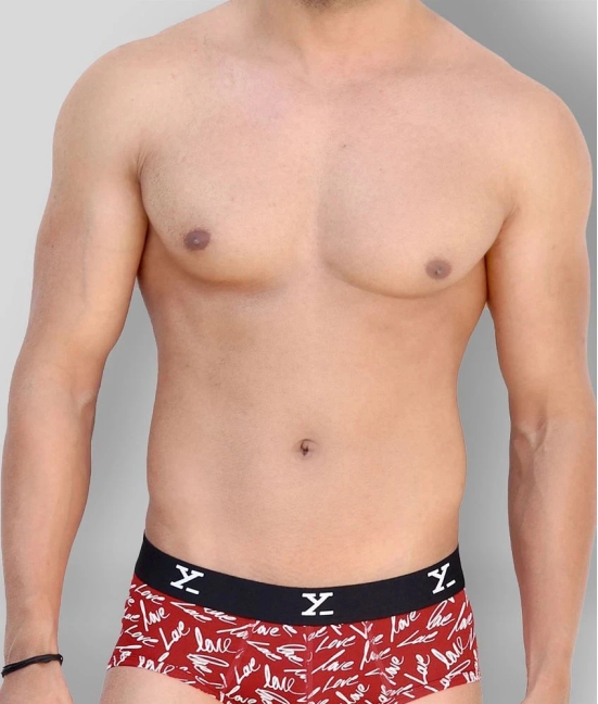 XYXX Modal Mens Briefs ( Red ) - M