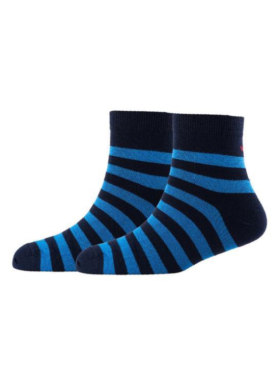 Men Pack Of 2 Striped Cotton Ankle Length Socks