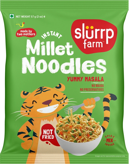 Slurrp Farm Instant Noodles- Yummy 57G, 1 Pc