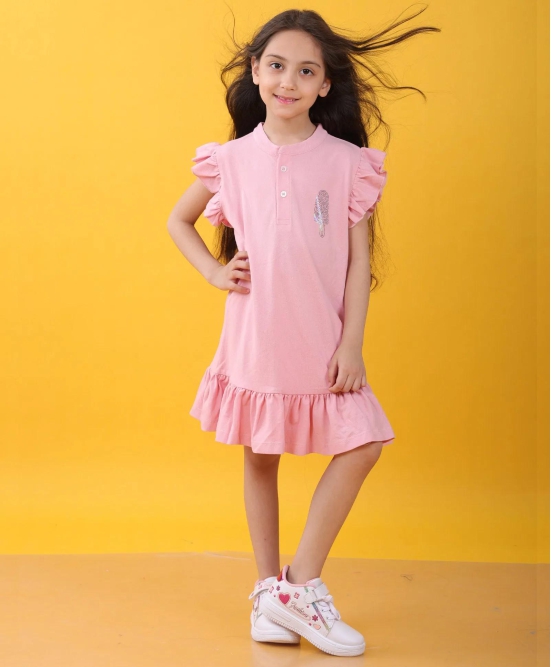 ICECREAM PINK FRILL DRESS-PINK-10-12 YEARS / 1N / PINK