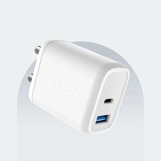 20W QC+PD GaN Wall Adapter-White