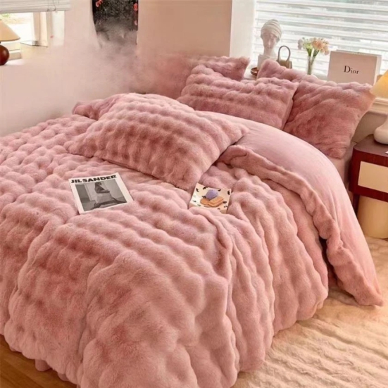 Luxury Rabbit Fur ultra warm / Double Bed Winter Quilt - A Premium Product Range-Style 2 / Double