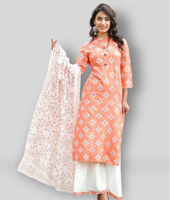 Doriya - Multicolor Straight Rayon Women's Stitched Salwar Suit ( Pack of 1 ) - M