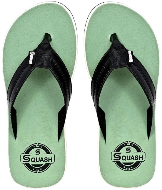 Squash - Green Mens Thong Flip Flop - None