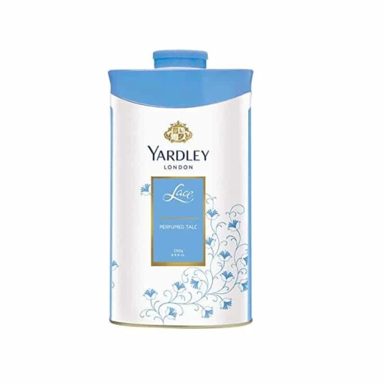 Yardley London Lace Perfumed Talcum Powder for Women 250G