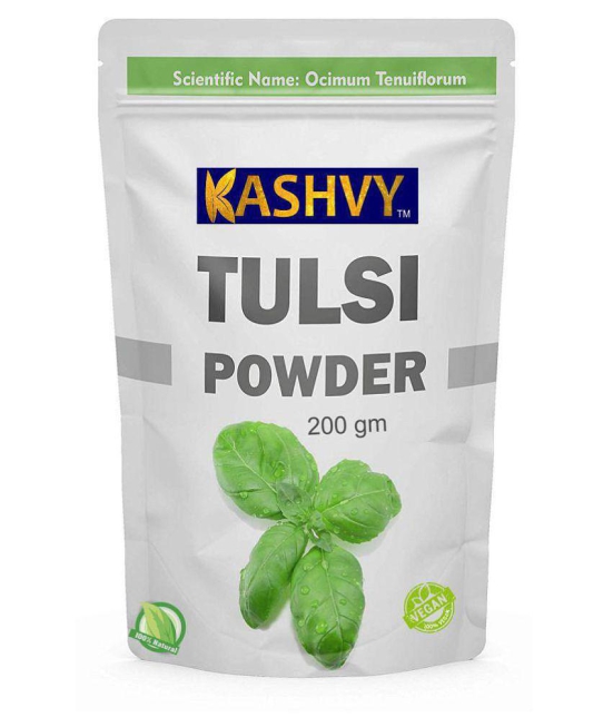 Kashvy Tulsi powder | Natural Immunity Energy 200 gm un flavoured