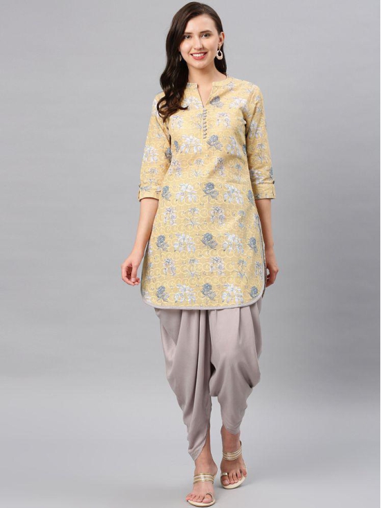 Alena Viscose Kurti With Salwar - Stitched Suit - L