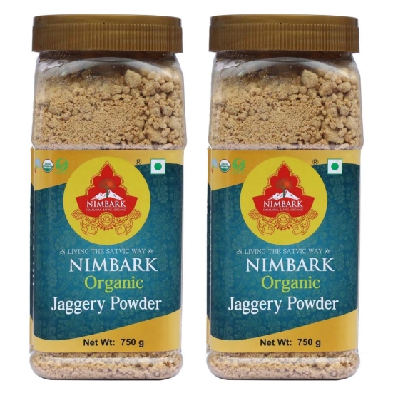 Nimbark Organic Jaggery Powder(Shakkar)- 1500gm( 750gm* 2 Jar)