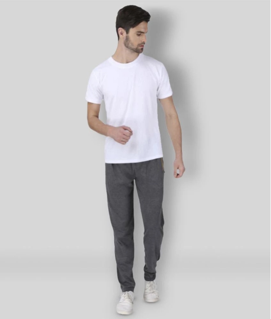 Neo Garments - Grey Cotton Blend Mens Trackpants ( Pack of 2 ) - 2XL