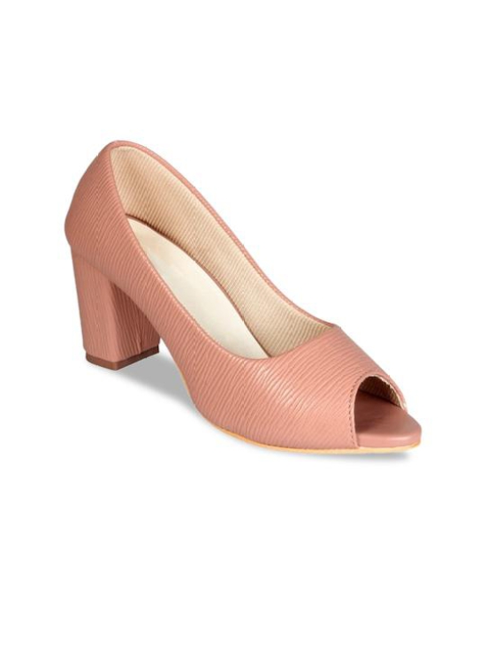 MULE PEACH HEELS