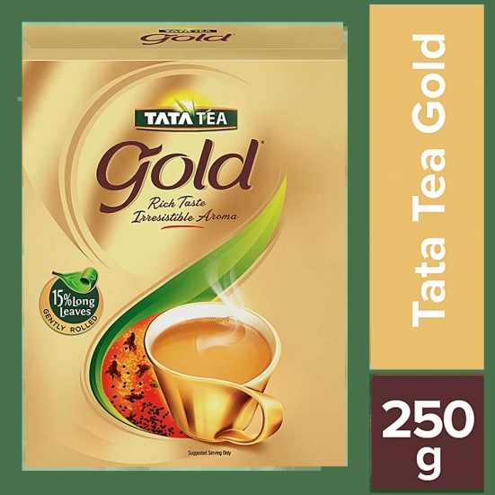 Tata Tea Tata Gold  Leaf, 250 Gm