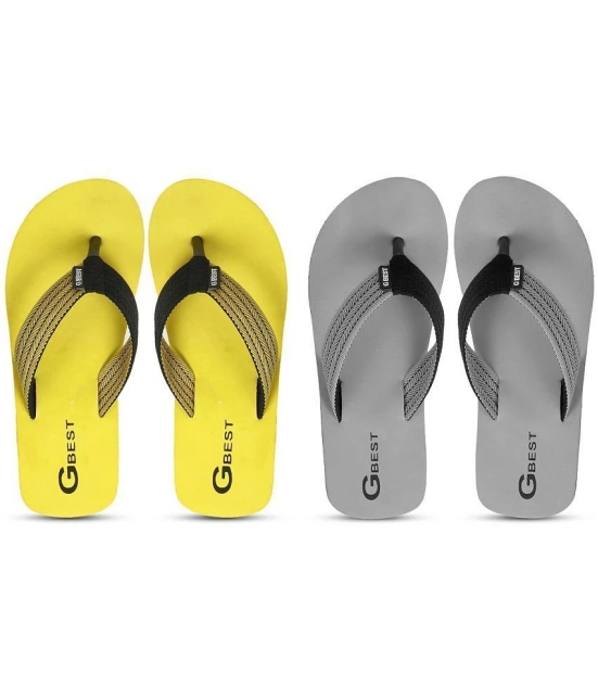 GBest Multicolor Mens Thong Flip Flop - None