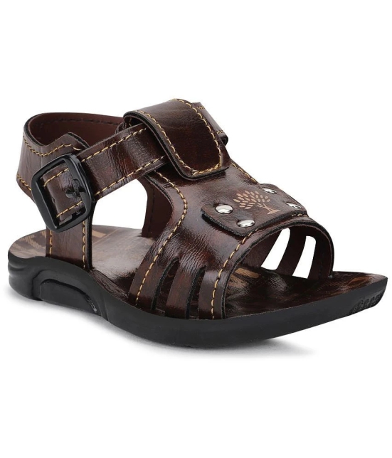 Neobaby Casual Leather Sandal for Kids Boys & Girls (6 Months to 4 Years) - None