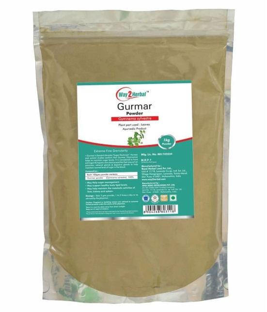 Way2Herbal Gurmar    Powder 1 kg