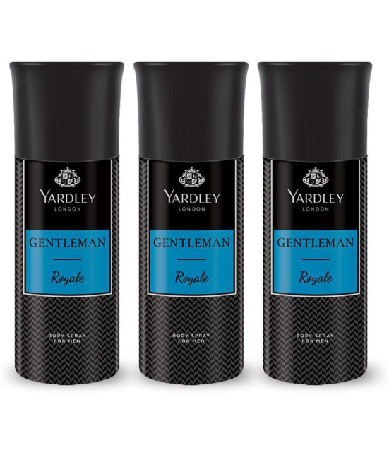 Yardley London Gentleman Royale Deo 150ml Each (Pack Of 3)