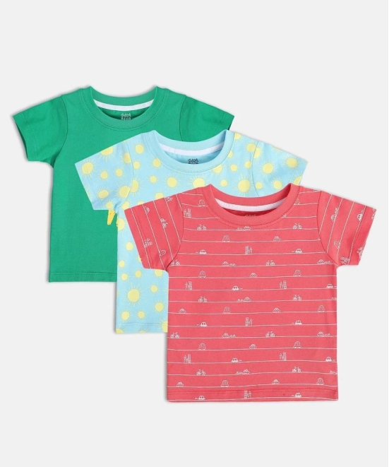 MINI KLUB - Multi Baby Boy T-Shirt ( Pack of 3 ) - None