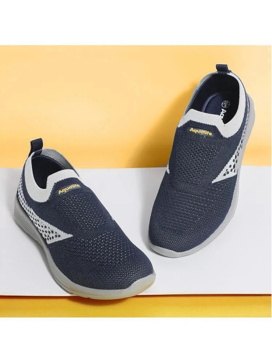 Aqualite Casual Lifestyle Shoes for Men Navy Mens Slip-on Shoes - None