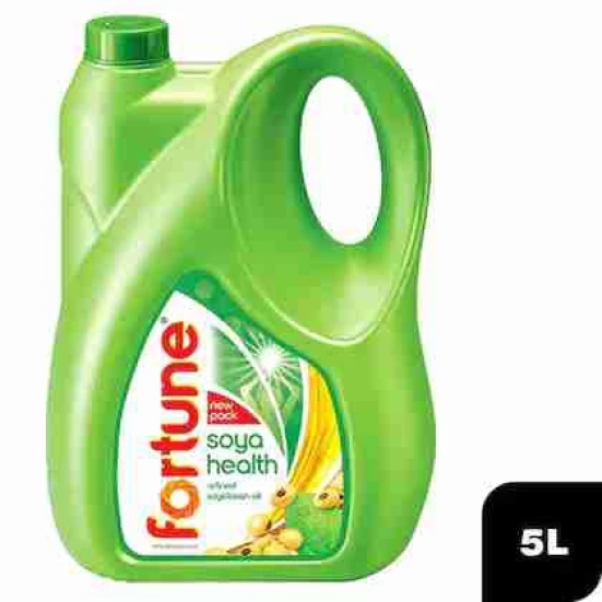 Fortune Soya Health Refined Soyabean Oil 5 L