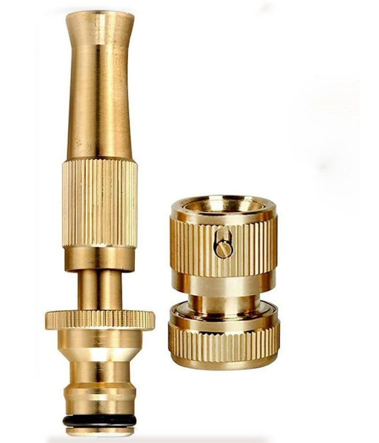 TISYAA - Hose Nozzle ( Pack of 1 ) - Gold