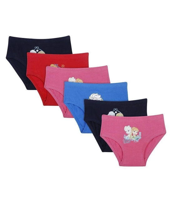 Bodycare Kids Girls Assorted Frozen Printed Panty pack of 6 Size 80 - None