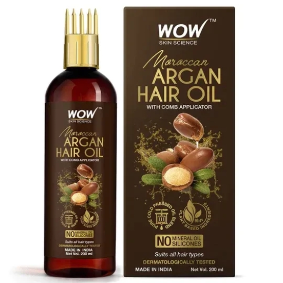 Moroccan Argan Hair Oil 200 ML(Comb)