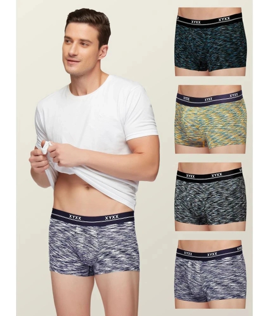 XYXX - Multicolor Modal Mens Trunks ( Pack of 5 ) - None